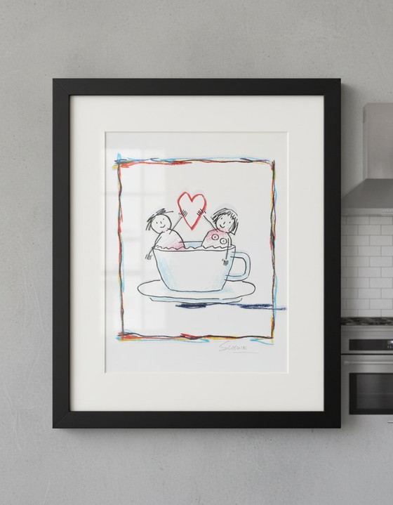 Image 1 of Schlote, Wilhelm - Tú y yo - Giclee - firmado a mano