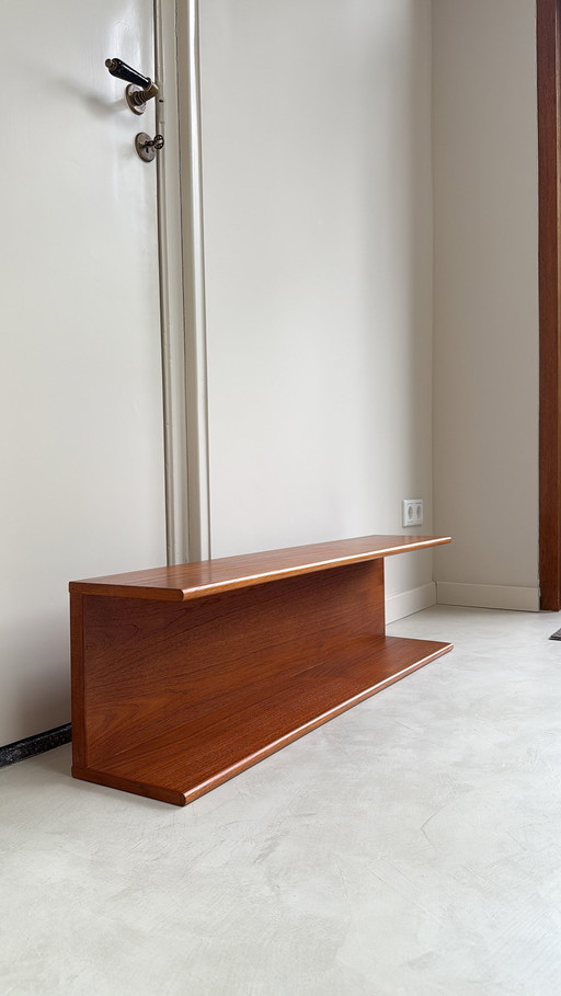 Mensola da parete in legno massello di teak