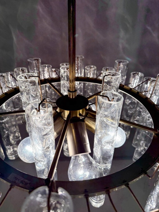 Image 1 of Lampadario/plafoniera di grandi dimensioni di metà secolo di Doria, Germania, anni '60