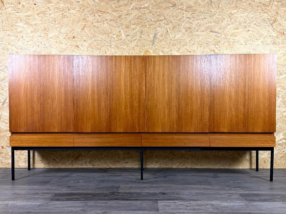 Image 1 of Credenza alta in teak anni '60/'70, modello B60 di Dieter Waeckerlin per Behr.