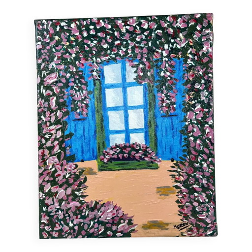 Colored oil painting
