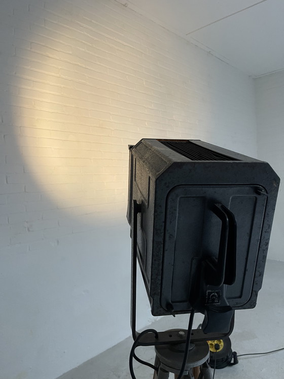 Image 1 of Lampe sur pied de théâtre, style industriel rétro art déco