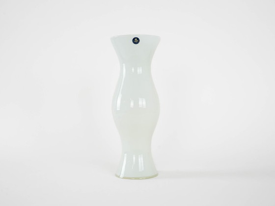 Image 1 of Glasvase, dänisches Design, 1970er Jahre, Hersteller: Royal Copenhagen, Designer: Michael Bang