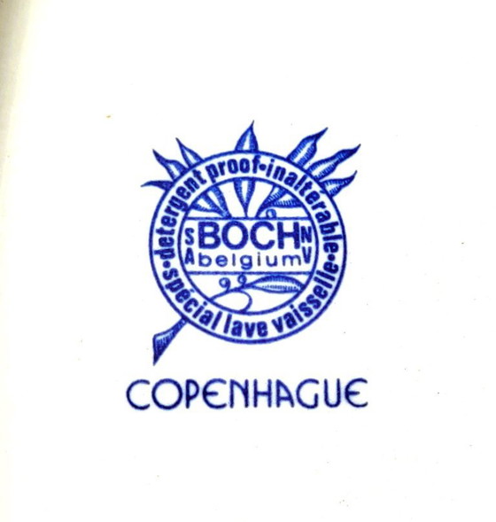 Image 1 of 6 Boch Copenhagen dishes in perfect condition.