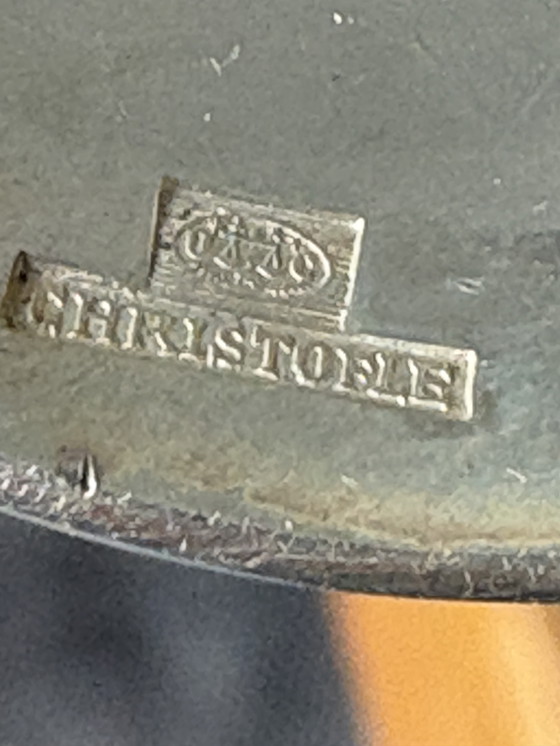 Image 1 of Prestigieux Service Christofle Vendôme "Honnorat Marseille" - 146 Pièces avec Cabinet d'Origine