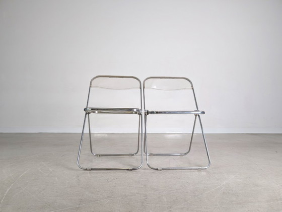 Image 1 of 2er Set Midcentury Klappstuhl Plia Castelli Giancarlo Piretti Stuhl