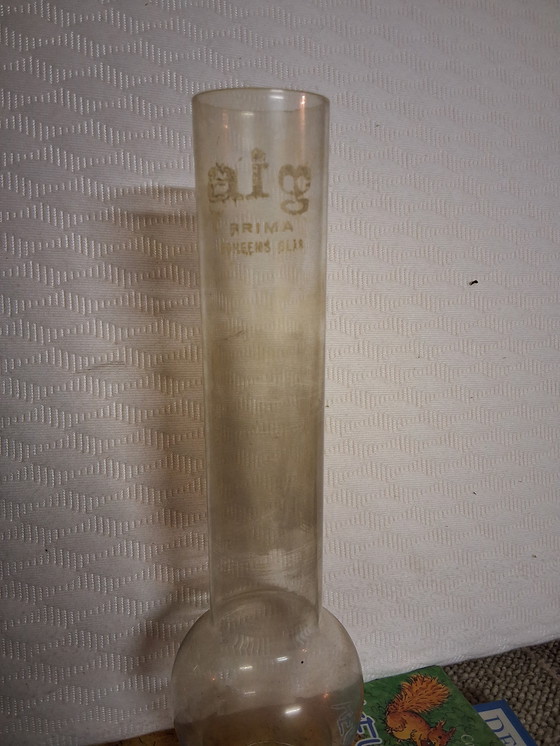 Image 1 of Antieke Boheemse olielamp 