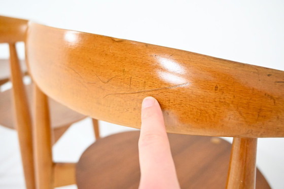 Image 1 of Sillas de comedor FH4103 de Hans J. Wegner para Fritz Hansen, década de 1950, juego de 4