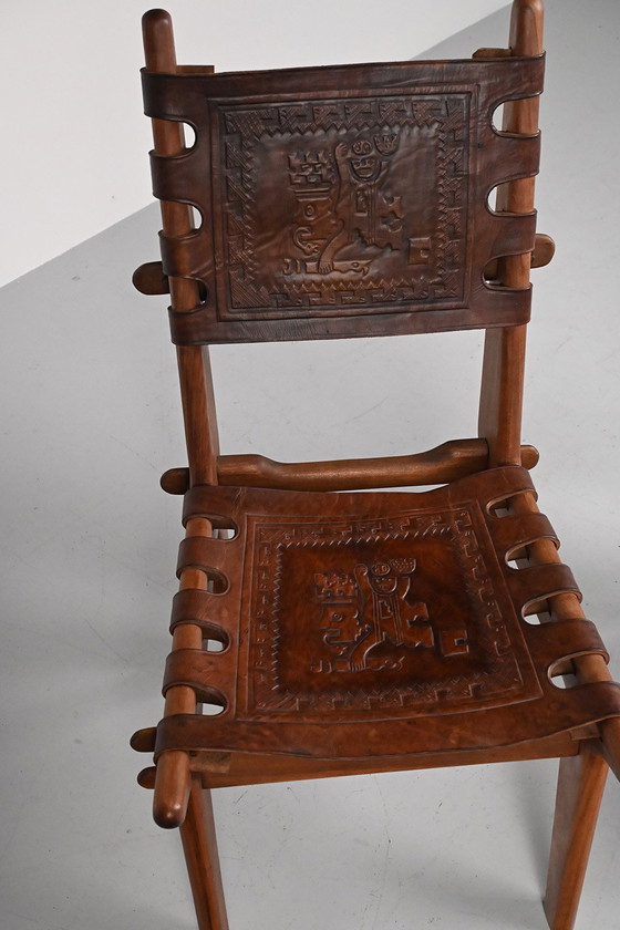 Pair of Brutalist Angel Pazmino chairs (photo 11 of 12)