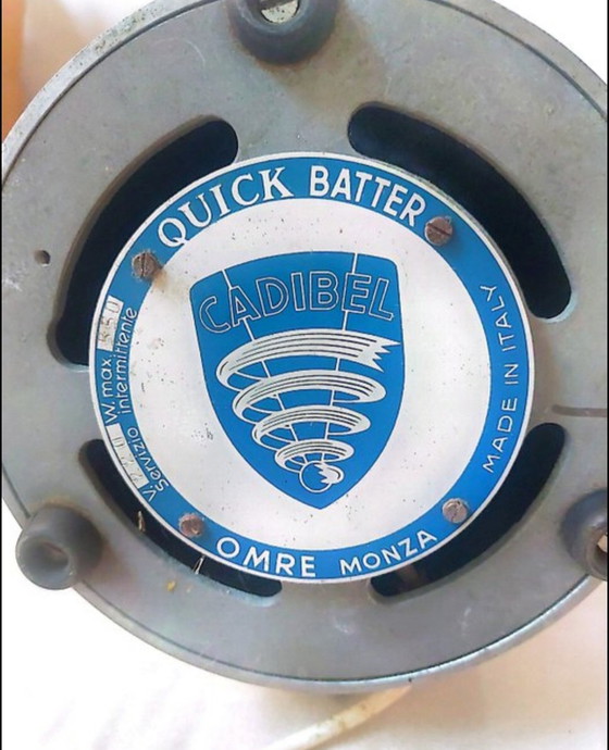 Batidora italiana, año 1950, en buen estado y completamente funcional. – Cadibel, Accesorios de cocina, Glass (photo 6 of 6)