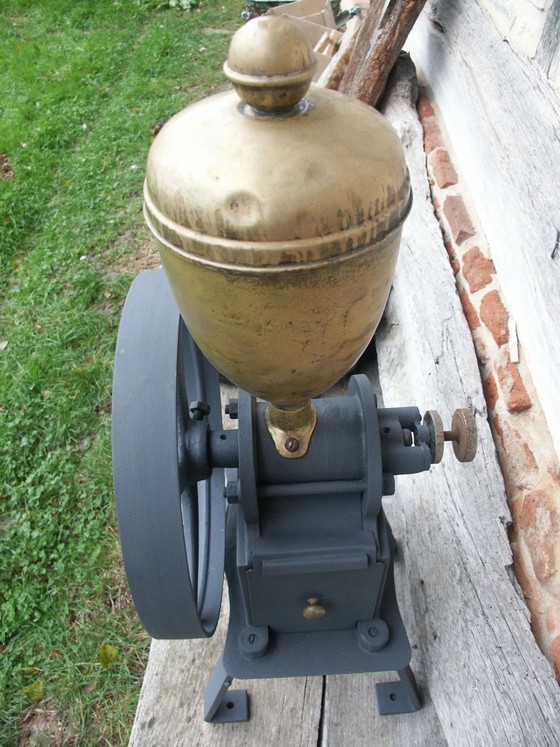 Oude graanmolen – Tuinaccessoires, Metaal, Messing, Industrieel (photo 2 of 11)