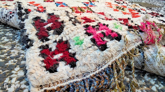 Image 1 of Handgeknoopt Berber kleed wol 144x98cm