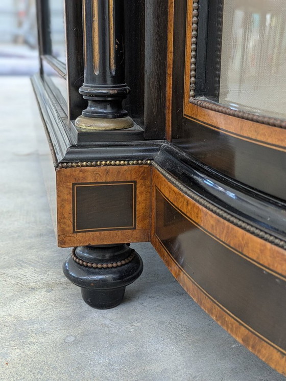 Image 1 of Credenza - Legno annerito, radica di noce - Napoleone III