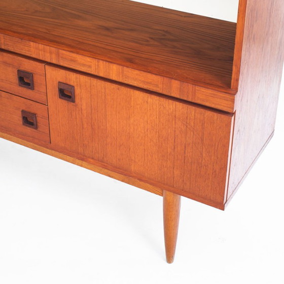Credenza vintage in stile scandinavo. Legno di teak. Francia, anni '60. – Credenze alte, Wood (photo 10 of 13)