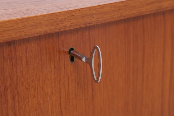 Image 1 of Vintage teakhouten ladekast | Mid Century ladekast hout opbergruimte jaren 60 #07-68