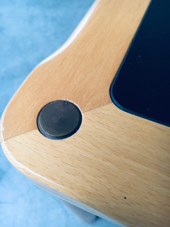 Image 1 of Scandinavian Ergonomic Design Writing Desk and Stool, Stokke 1980's