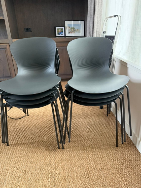 Image 1 of 8 Republiek Fritz Hansen-stoelen