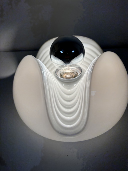 Peill Putzler Wave Futura Plafondlamp unieke witte kleur