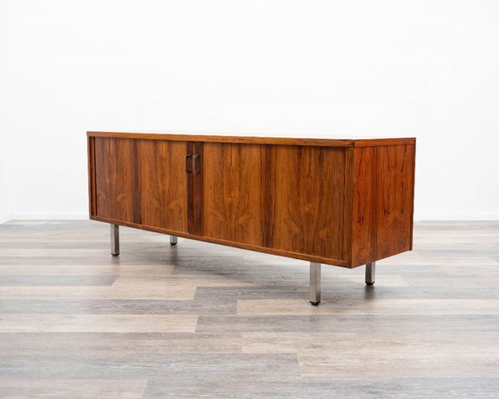 Image 1 of 1970s sideboard with sliding doors