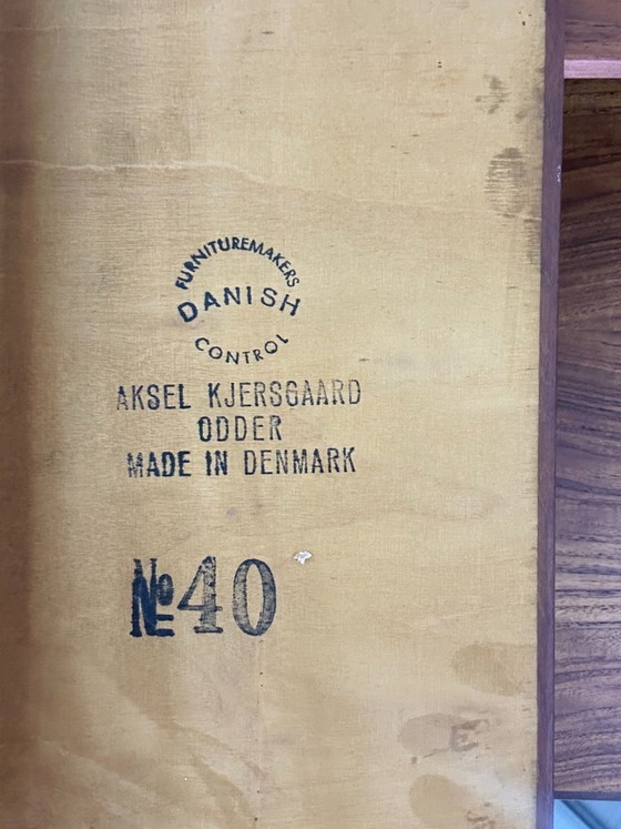 Image 1 of Toilette Kai Kristiansen modello 40 Aksel Kjersgaard in teak anni '60