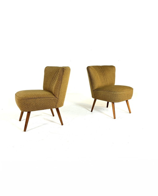 Set of 2 vintage cocktail armchairs from the '60s