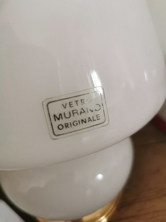 Image 1 of Trio of large Murano Swirl lamps