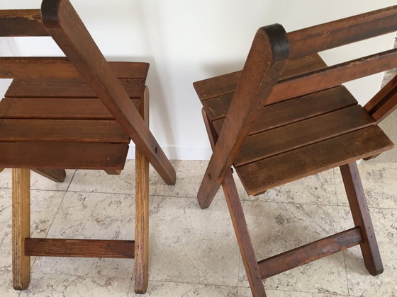 Folding chairs “Au Feu De Bois” – Wood (photo 9 of 24)