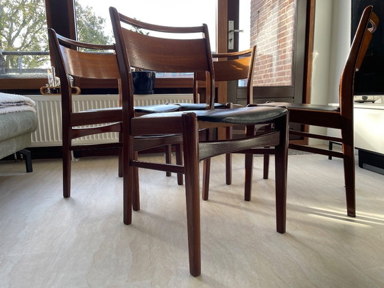 Image 1 of 4x Scandanivian design eetkamerstoelen