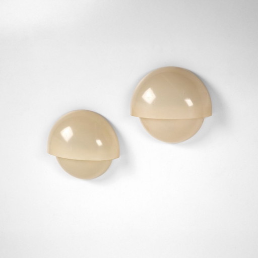 x2 Mania Wall Lights - Vico Magistretti - Artemide - Vintage 70s
