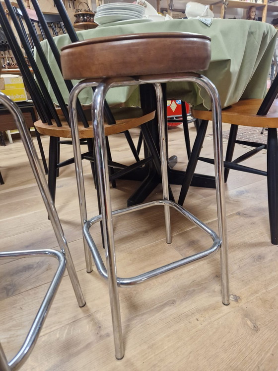 Image 1 of 2 sgabelli da bar retrò