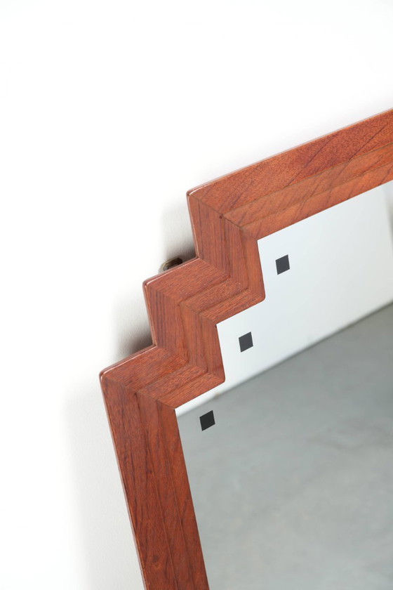 Image 1 of Large Art Deco Schuitema Design Mirror from the Decoforma Series