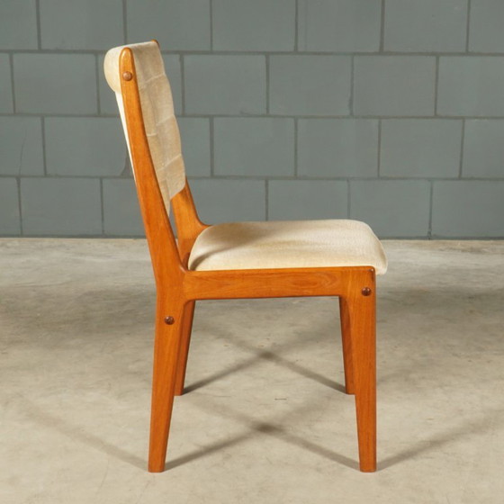 Image 1 of Mid-century teak dining set – table – 4 chairs