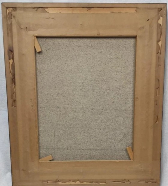 Image 1 of Antiek Frans olieverfschilderij uit het begin van de 20e eeuw, portret van een vrouw.