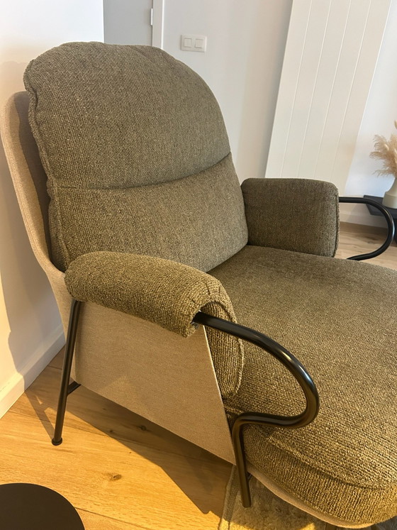 Fogia Lyra lounge chair + ottoman – Armchairs, Cotton, Polyester (photo 2 of 10)