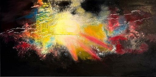 Ölgemälde „Implosion“