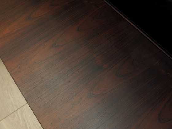 Danish rosewood veneered bookcase with bar cabinet, Vemb Møbelfabrik, 1970s, High Boards, Black (photo 7 of 21)