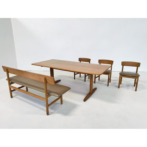Image 1 of Vintage shaker eettafel van Børge Mogensen, Denemarken, jaren 50