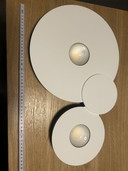 Lodes buggia double LED plafond licht