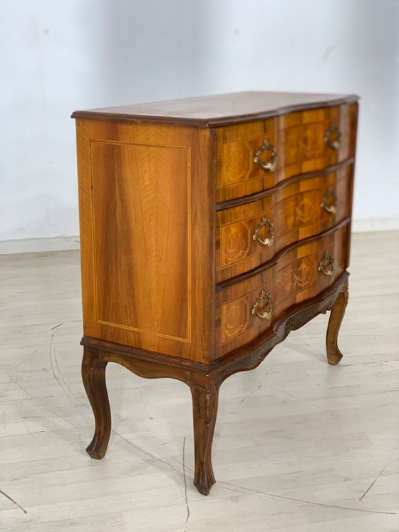 Image 1 of Baroque style chest of drawers Hallway chest of drawers Living room cabinet Vintage