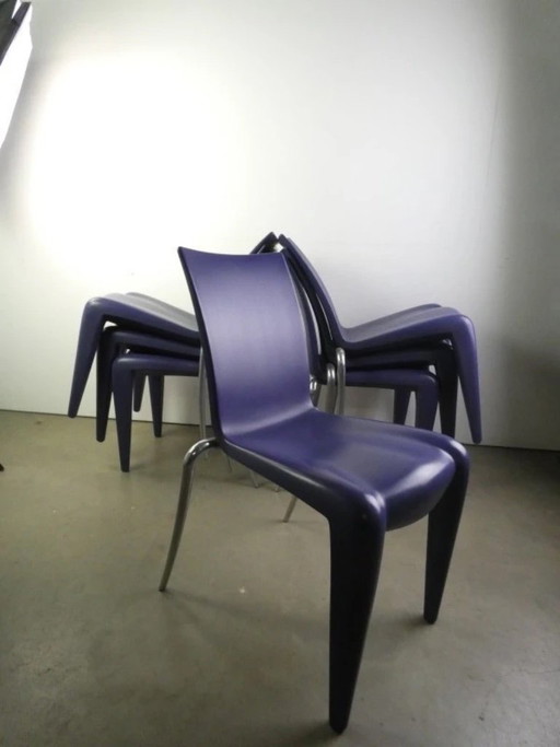 set van 9 originele Vitra 'Louis 20' (Louis XX) designstoelen