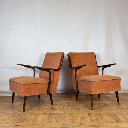 2x fauteuils hongrois "Velence" 1960s