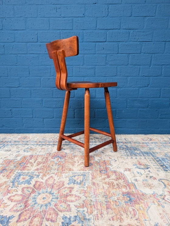 Image 1 of Sgabelli da bar brutalisti vintage, anni '60