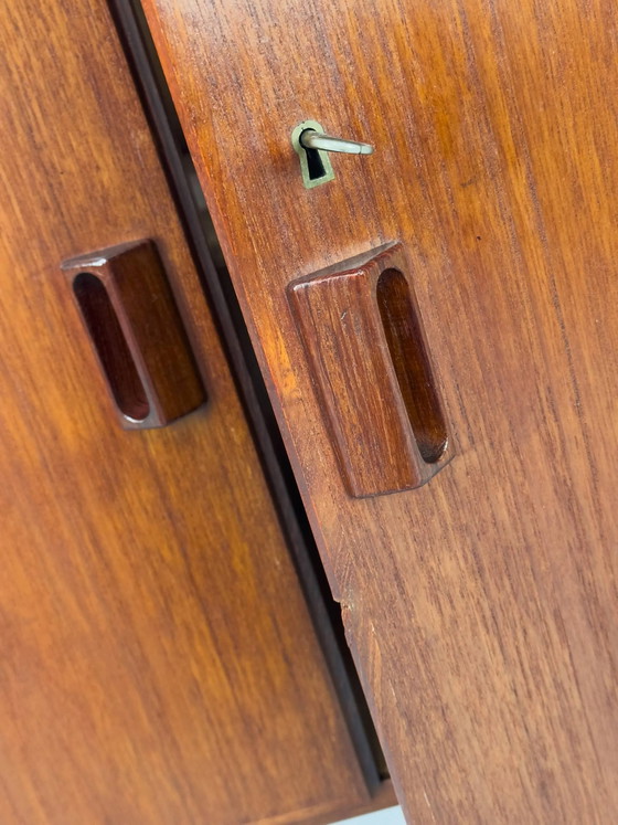 Deens dressoir in teak van Børge Mogensen voor Søborg Møbelfabrik, jaren 60 – Opbergkast, Wood (photo 8 of 21)