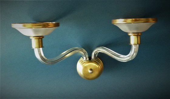 Image 1 of Lampada da parete doppia Art Deco Carlo Scarpa