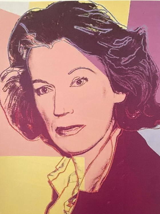 After Andy Warhol, Milred Scheel, 1980s, Lithograph – Lithographs & prints, Paper (photo 3 of 8)