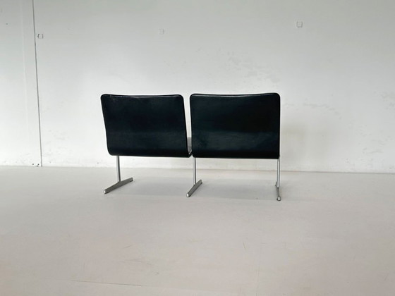 Image 1 of Fauteuil/canapé Dieter Rams 602 Sitbank en cuir Vitsoe Zapf