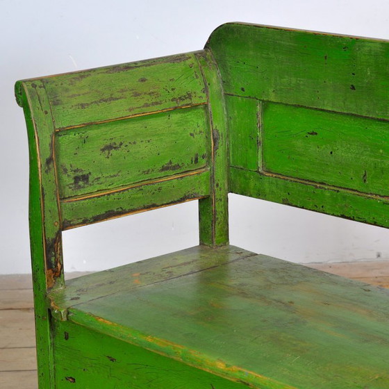 Image 1 of Antique Pine Bench, 1930’s
