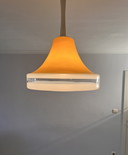 Lampe pendante rétro en verre