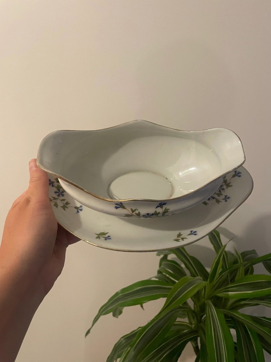 Salsiera con design a fiordaliso – Stoviglie, Vintage (photo 3 of 3)
