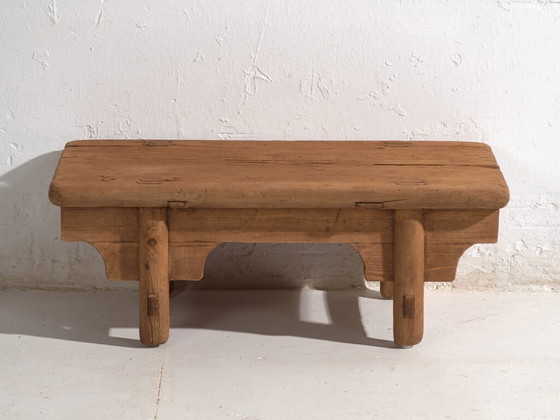 Antieke lage tafel van grenenhout – China, circa 1930 – Salontafels (photo 30 of 40)